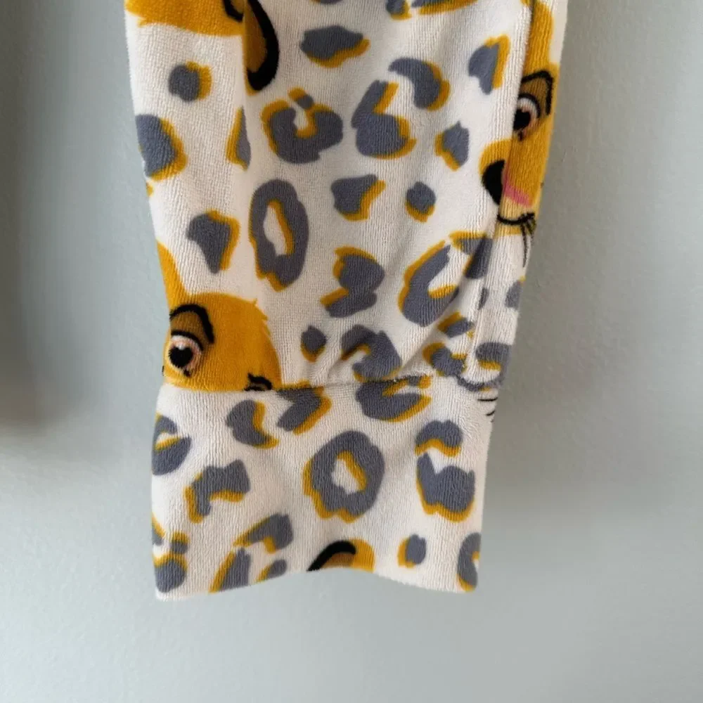 Disney The Lion King Simba Leopard Print Pajama Pants Joggers Sleepwear size XS - Picture 5 of 7